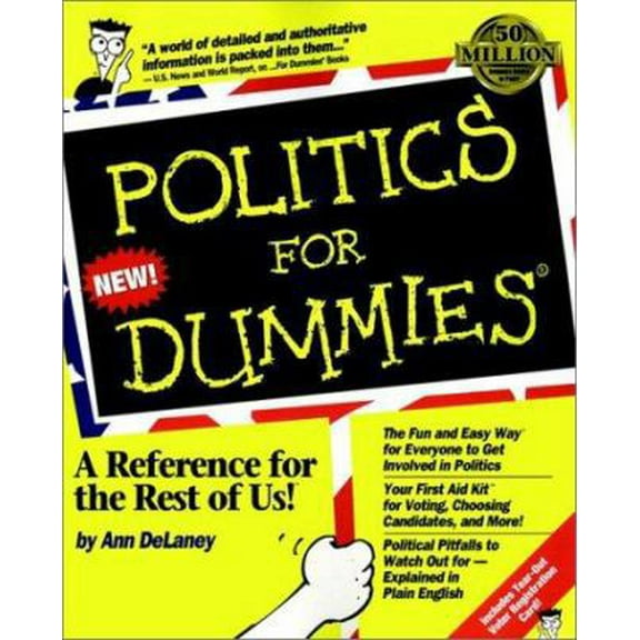 Pre-Owned Politics for Dummies (Paperback) 156884381X 9781568843810