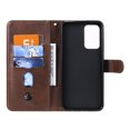thumbnail image 3 of Case for Samsung Galaxy A52S 5G Zipper Pocket Wallet Leather Case Magnetic Closure Flip Cover - Brown, 3 of 5