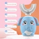 thumbnail image 5 of Cepillo de dientes eléctrico sónico para niños en forma de U, recargable por USB, 360 grados, automático, dibujos animados, luz azul, IPX7, 5 of 5