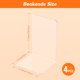 thumbnail image 2 of Sujetalibros Dooiclear, acrílico transparente, 4 unidades, para libros pesados, 2 of 7