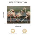 thumbnail image 2 of JRXY  Canvas Print Wall Art Vibrant Pink Flamingos Safari Jungle Nature Wilderness Photography Realism Modern Art Decorative Multicolor Rustic Animals Cozy/Calm for Bedroom picture 3, 2 of 5