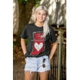 thumbnail image 4 of Indiana Heartland State Shape Cute IN Women's Graphic T Shirt Tees Brisco Brands M, 4 of 5