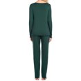 thumbnail image 6 of Avidlove Women's Pajama Set Two Piece Long Sleeve Sleepwear Soft V Neck Pj Top and Long Pants Loungwear, 6 of 7