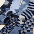 thumbnail image 2 of Colorfut Women's 12 Pairs Colorful Patterned Crew Socks WC95-AB, 2 of 4