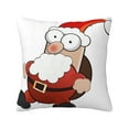 thumbnail image 1 of ZICANCN Decorative Throw Pillow Covers , Santa Claus Couch Sofa Decorative Knit Pillow Covers for Living Room Farmhouse 26"x26", 1 of 8