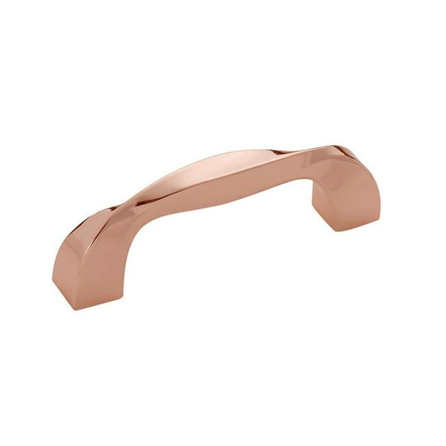 Hickory Hardware H076015-CP 3 Po Centre à Centre Twist Collection Pull&44; Cuivre Poli