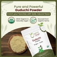 thumbnail image 2 of Organic Way Guduchi Powder Organic Kosher Non GMO Gluten Free USDA Certified Herbal Supplement 16 oz (1 lbs), 2 of 8