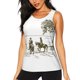 thumbnail image 1 of Fotbe Cowboys Riding A Horse Near A Tree Blusas Sin Mangas para Mujer – Estilo Casual, Corte Suelto, Slim-Fit, Cuello Redondo Deportivo, Tops de Verano para Gimnasio y Yoga-Large, 1 of 7