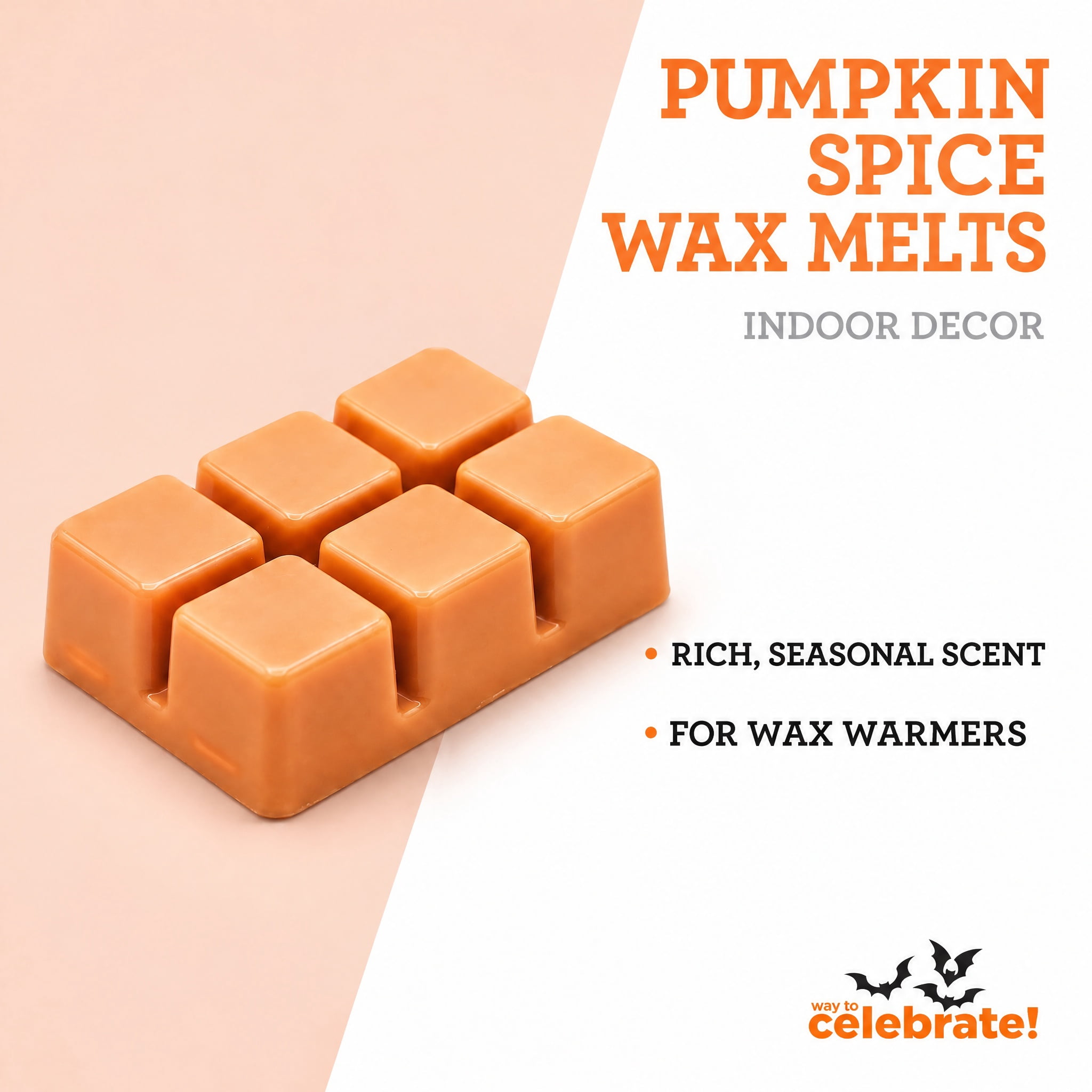 Pumpkin Spice Wax Melts, 2.5 oz, Halloween by Way To Celebrate