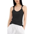 thumbnail image 3 of INC International Concepts Womens Knotted Strap Tank Top Summer Fig XS, 3 of 3