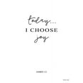 thumbnail image 2 of Jacobs, Cindy 25x32 White Modern Wood Framed Museum Art Print Titled - I Choose Joy, 2 of 4