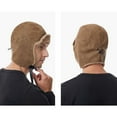 thumbnail image 3 of Fnooota Mens Winter Hats, Adjustable Casual Warm Windproof Hats with Earflap Khaki Size Free Size, 3 of 4