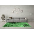 thumbnail image 3 of Ahgly Company Indoor Rectangle Oriental Emerald Green Industrial Area Rugs, 6' x 9', 3 of 4