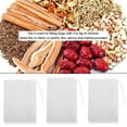 thumbnail image 3 of 100Pcs/Lot Teabags Lightweight Empty Square Cooking Spice Scented Tea Bags with Seal Filter Paper Natural Drawstring Herb Pouch 100pcs 6x8cm, 3 of 9