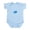 Sky Blue, variant on CafePress - Just Blue Jellybean Infant Bodysuit - Baby Light Bodysuit, Size Newborn - 24 Months