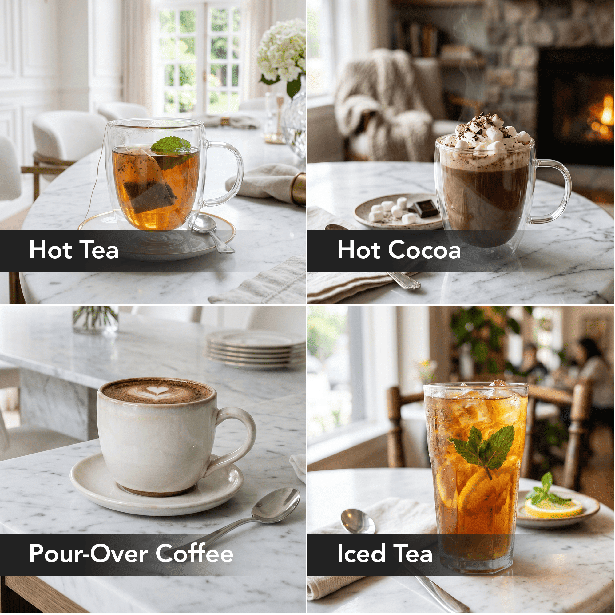 OVENTE 1.7L Double Wall Electric Tea Kettle, 1100W Water Boiler and Heater with Cool-Touch Exterior, Stainless Steel Insulated Interior, Auto Shut-Off, Boil-Dry Protection & Locking Lid, White KD64W