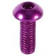 thumbnail image 1 of 10 piezas M3 6-10 mm botón redondo aleación de aluminio métrico casquillo hexagonal tornillo perno púrpura 8 mm, 1 of 3