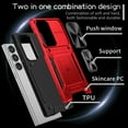 thumbnail image 6 of Dteck for Samsung Galaxy A33 5G Case with Slide Camera Lens Cover, Military Grade Drop Protection Magnetic Ring Holder Kickstand Protective Phone Case,Red, 6 of 9