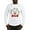 White, variant on CafePress - French Bulldog Christmas Wreath Men's Long Sleeve - Unisex Cotton Long Sleeve T-Shirt