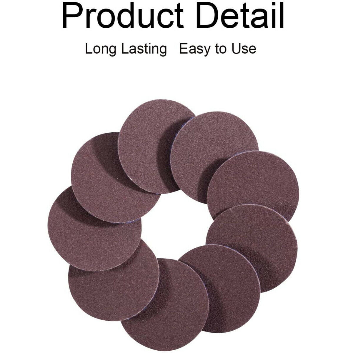 Buy SATC 50PCS 2 inch Roloc Sanding Discs 120 Grit Aluminum Oxide Die