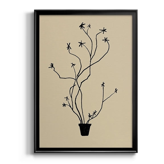 Spring Sprig Vase II Premium Framed Print - Ready to Hang