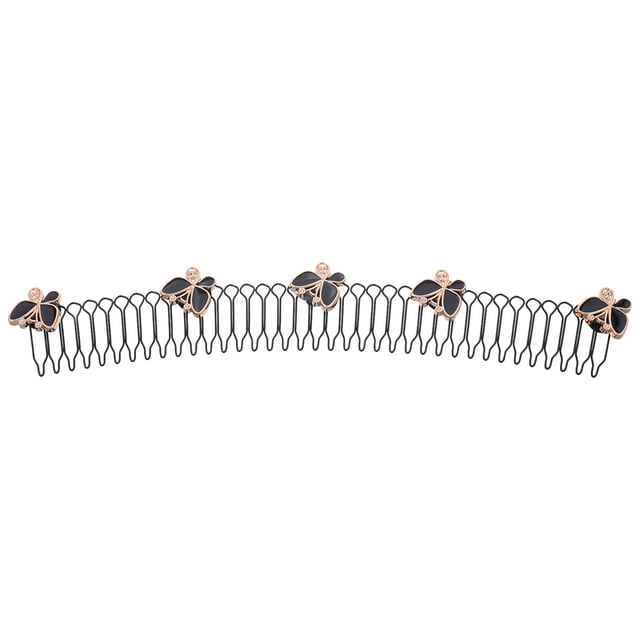 Raindrops Iron Hair Finishing Fixer Comb Clips Versatile Hair Styling Tool in Assorted Colors
