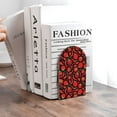 thumbnail image 6 of Pofeuu Tomatoes And Chili Print Large Bookend Hold Heavy Books- Wood Bookends for Heavy Books Heavy Duty Book Ends Wood Bookends for Office Desk Non-Skid, 6 of 7