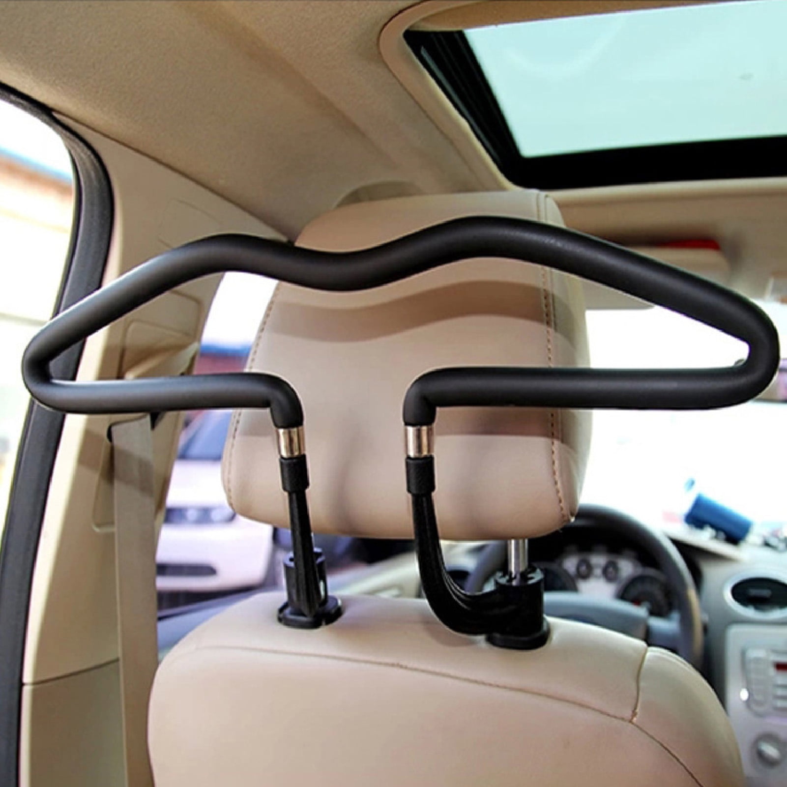 Star Home Vehicle Clothing Rack Durable Multifunction Stainless Steel Car Seat Headrest Clothes Hanger for Cars