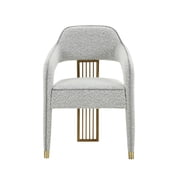TOV Furniture Corralis Speckled Grey Boucle Dining Chair
