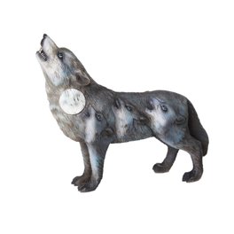 Pacific Giftware The Wolf Spirit Collection Figurine De Collection Frost Mountain Wolf Spirit