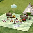 thumbnail image 4 of Esterilla de camping portátil, resistente al desgaste, impermeable, a prueba de humedad, para pícnic, senderismo, playa, viajes al aire libre, 4 of 5