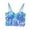 Light Blue, variant on Wireless Bras Trendy Women's Fashion Corset Fishbone Bra Wearing Sequin Bead Hanging Strap Bra Wireless Bra Style F-251 Black XXL