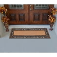 thumbnail image 4 of A1 Home Collections Natural Coir and Rubber Outdoor Paisley Front Entry Doormat, Bronze, 48 in x 18 in, 4 of 6