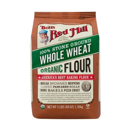 BOB'S RED MILL, ORGANIC WHOLE WHEAT FLOUR