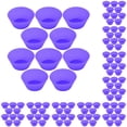 thumbnail image 1 of Inteprter Moldes de silicona para magdalenas, moldes portátiles resistentes al calor para asar alimentos, moldes para magdalenas, bandeja para Type2 NO2 Inteprter CBP235182, 1 of 5