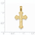 thumbnail image 2 of Beautiful 14k Budded Cross Pendant, 2 of 2