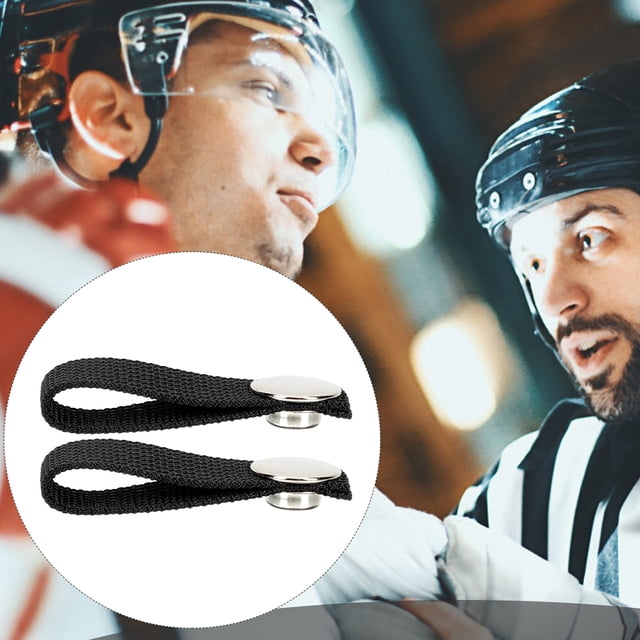 AURARMLET 2Ud Reemplazables Para Casco De Hockey Con Único Y Material Resistente Negro