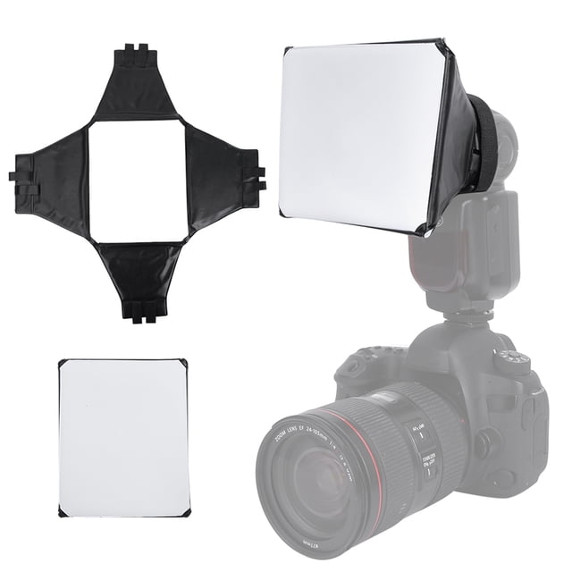 Softbox Diffuser, Plastic Flash Diffuser, Universal For Most External Flash Camera