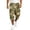 Brown, variant on Camo Print Cargo Capri Shorts Matte Camo Elastic Drawstring Waist Loose Fit Mens Outdoor Athletic 3/4 Length Trousers Blue 3XL