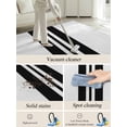 thumbnail image 5 of Black Stripes Area Rug for Bedroom 3x5 Ft Festival Super Soft fuzzy Throw Rug Non-Slip Fluffy Plush Indoor Floor Carpet for Living Room Nursery Home Decor, 5 of 8