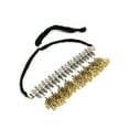 thumbnail image 4 of Crunchy Fashion Bollywood Traditional Indian/Bohemian Style Afgani Oxidised Silver Statement Necklace for Women (Gold-SIlver Chocker), 4 of 4