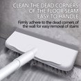 thumbnail image 3 of Wrjufa Floor Scrub Brush With Long Handle, 2 In 1 Scrape Brush Stiff Bristle Brush Scrubber,Cleaning Brush For Deck Bathroom Tub Tile Grout Patio Garages Floor Scrub Brush A, 3 of 8