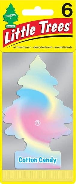 Little Trees 60282 Cotton Candy Hanging Air Freshener for Car & Home 48 Pack!