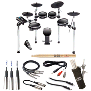 Angle View: Alesis DM10 MKII Studio Kit Nine-Piece Electronic Complete Drum Set