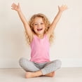 thumbnail image 4 of Hbhpov Toddler Girls' Undershirts，Cotton Layering Tank Tops，4 Pack，Sizes 2-8, 4 of 8