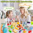 thumbnail image 3 of Set de comida Pretend Play EFO SHM, 68 unidades con bolsas de almacenamiento para niños, 3 of 7