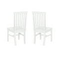 thumbnail image 5 of Linon Percival Indoor Wood Dining Side Chair, Set of 2, White, 5 of 9