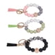 thumbnail image 3 of PULSERA CON LLAVERO DE CUENTAS DE SILICONA, LLAVERO DE METAL, Conjunto de Pulsera Con Cuentas Estilo Borlas, Adecuado Para Mochila, Confesiones de Billetera, 3 UDS., 3 of 7