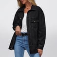 thumbnail image 4 of SUNBS Jean Jacket For Women Denim Jacket With Pocket Button Down Loose Fit Style, 4 of 8