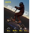 thumbnail image 3 of OOTD T10 Electric Scooter for Adults, 48V 18Ah Battery, 900W Peak Motor, 11" All-Terrain Tires, Folding E-Scooter with Dual Suspension & LCD Display, 3 of 7